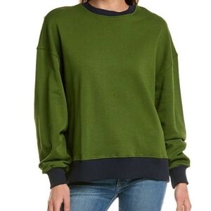 Women's Green Crewneck Sweater